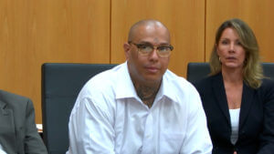 Andre Warner in court.