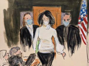 ghislaine maxwell courtroom sketch