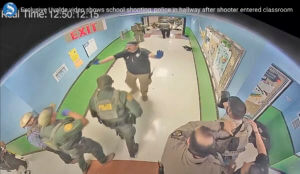 surveillance video provided by the Uvalde Consolidated Independent School District