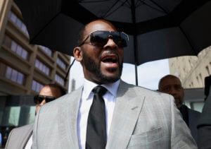 R. Kelly outside court