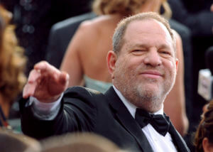 Harvey Weinstein arrives at the Oscars 
