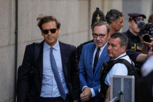 Kevin Spacey in London court
