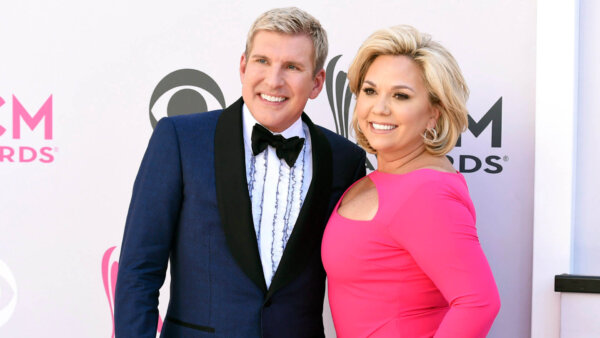 Todd Chrisley, left, and his wife, Julie Chrisley,