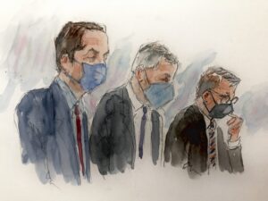 Courtroom sketch.