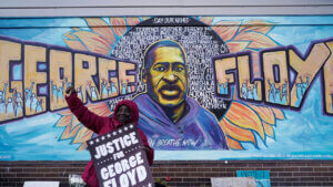 George Floyd mural