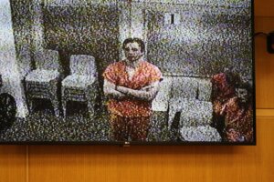 Thomas Kosowski appears in court on a screen.