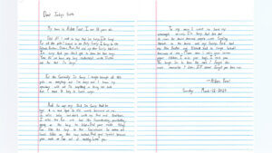 Aiden Fucci's letter to court