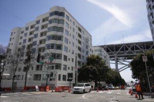 Exterior of apartment building in San Francisco