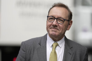 Kevin Spacey arrives at Southwark Crown Court