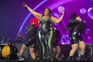 Lizzo performs at the BottleRock Napa Valley Music Festival.