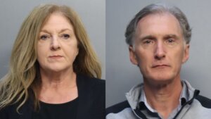 Courtney Clenney's parents' Miami mug shots.