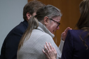 Jennifer Crumbley cries in court