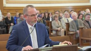 adam lally speaks to court