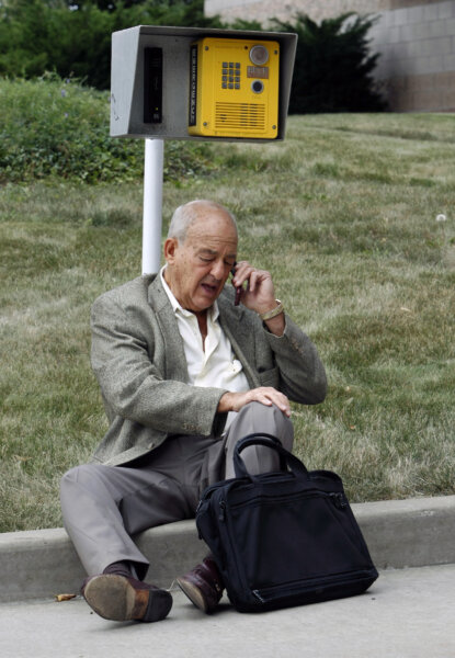 Cyril Wecht makes a phone call