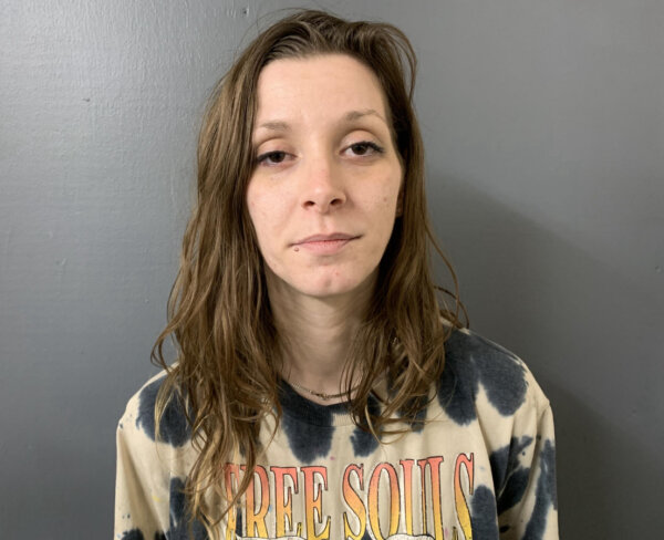 female mugshot