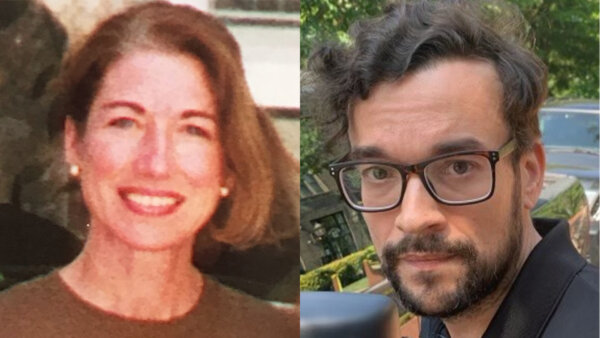 combo image of woman and man