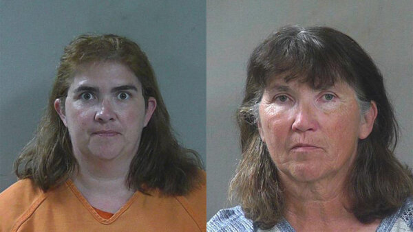 mugshots of two women