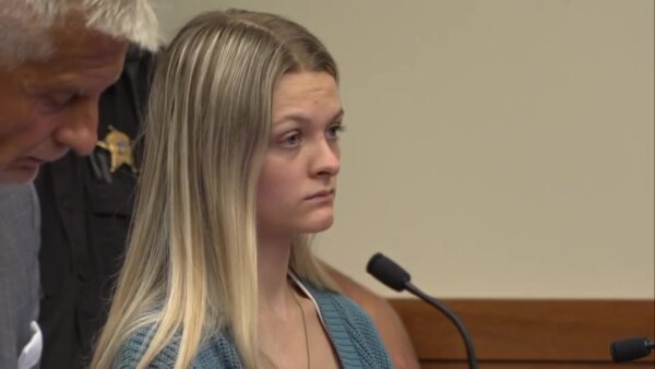 Bryanna Barozzini addresses the court