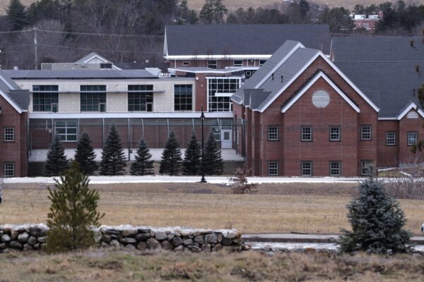 Sununu Youth Services Center is seen amongst the trees