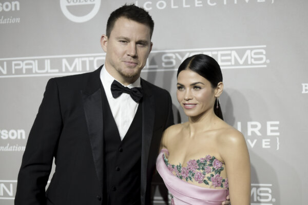 Channing Tatum and Jenna Dewan on the red carpet