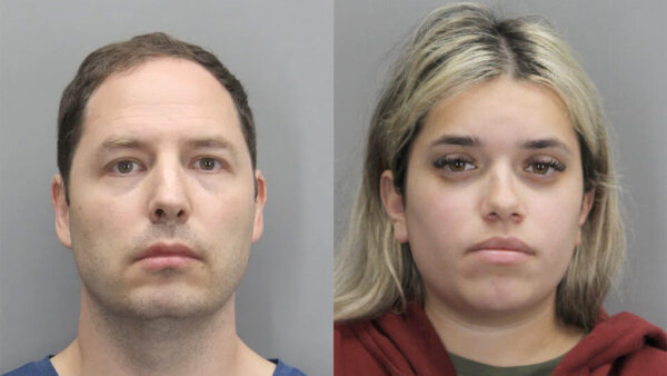mugshots of man and woman