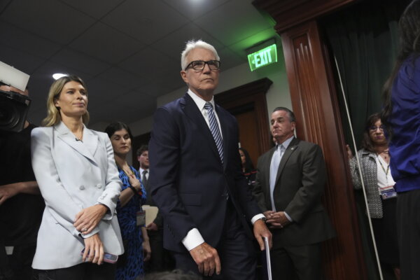 DA George Gascon enters news conference