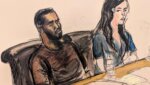 a sketch shows Sean 'Diddy' Combs in court