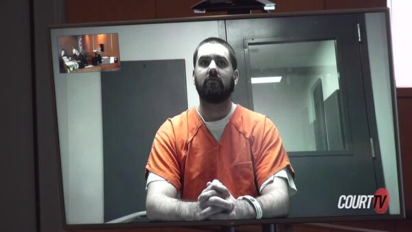 Zachary Vozzella appears via video at a court hearing