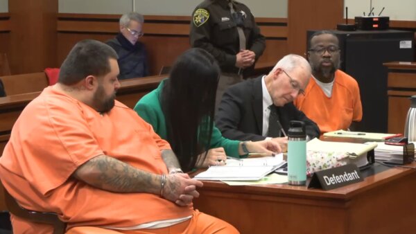 Carlos Hernandez and Joshua Zuazo appear in court.