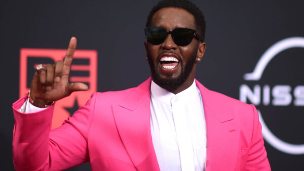 Sean "Diddy" Combs arrives at the BET Awards at the Microsoft Theater in Los Angeles, on June 26, 2022.