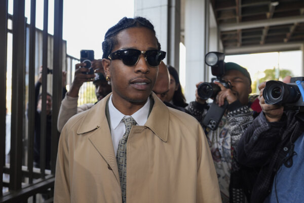 asap rocky enters court