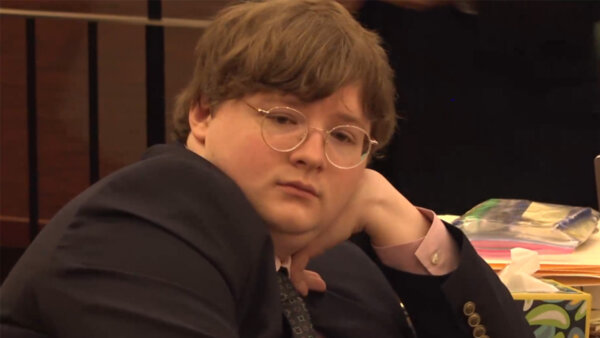 Benjamin Elliott sits in the courtroom