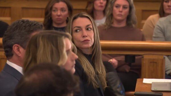 Karen Read sits in court