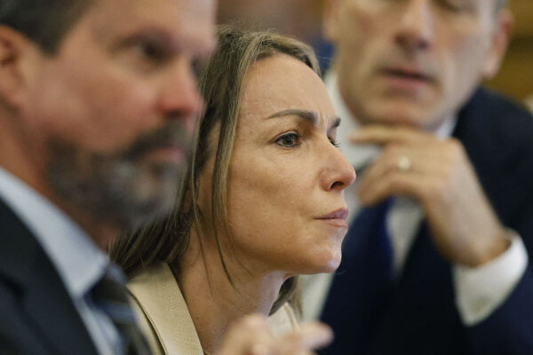 Karen Read listens to the cross examination