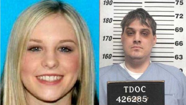 Split screen of Holly Bobo and Zach Adams
