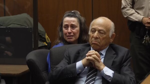 Monica Sementilli cries during sentencing.