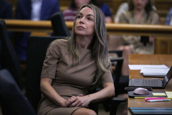 Karen Read sits in court