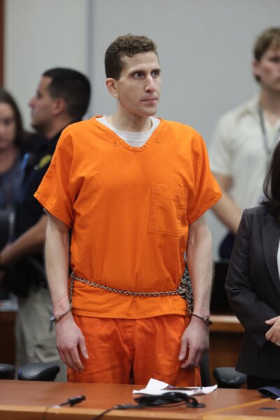 Bryan Kohberger appears at the Ada County Courthouse, for his sentencing hearing,