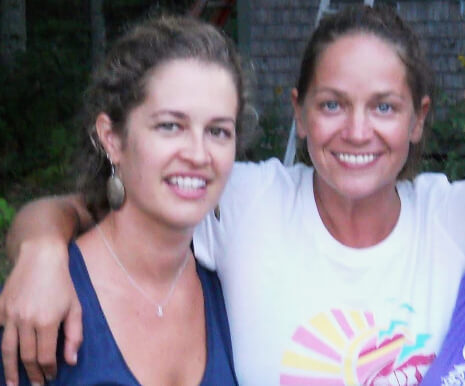 photo of two women smiling