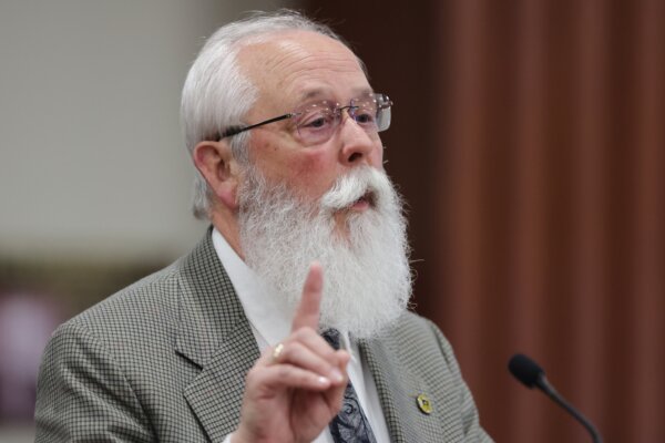 Prosecutorr Bill Thompson speaks at the sentencing hearing of Bryan Kohberger