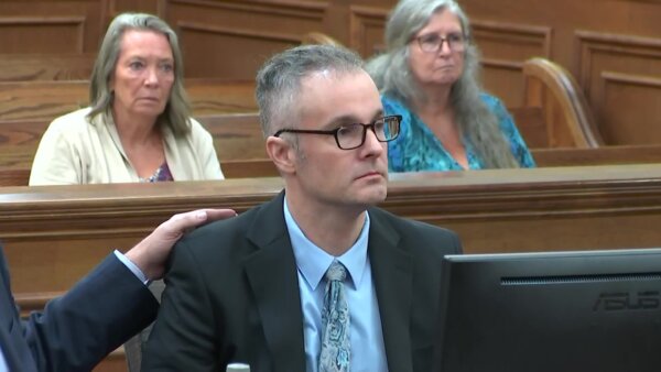 Nicholas Kassotis reacts to the jury's verdict