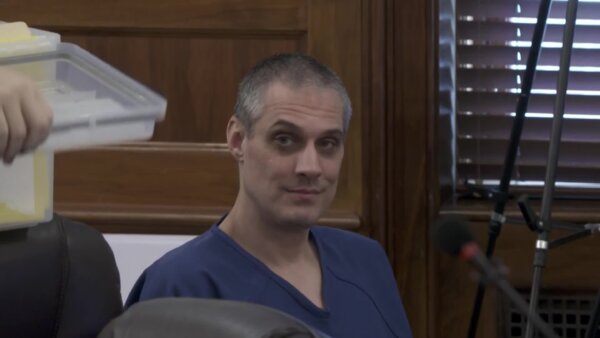 Zach Adams in court