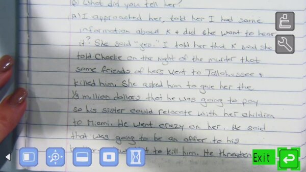 handwriten notes