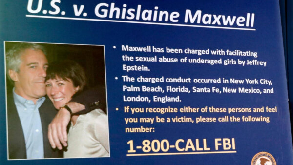 poster of US v. Ghislaine Maxwell
