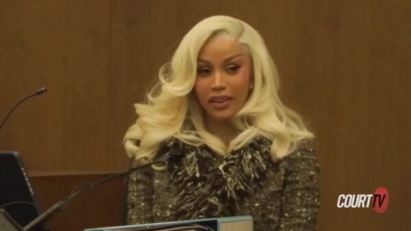 Cardi B on the stand