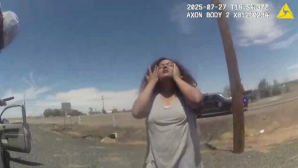 Anicia Woods seen on bodyworn camera