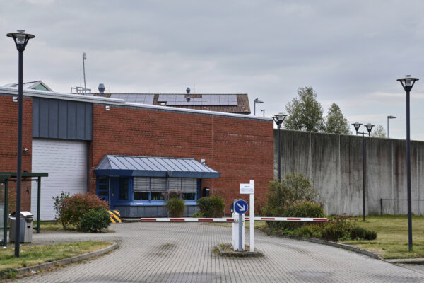 The entrance to the prison where Christian B served time
