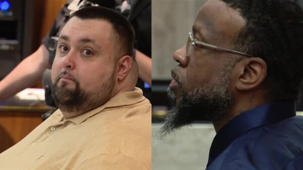 Carlos Hernandez (L) and Joshua Zuazo (R) appear in court