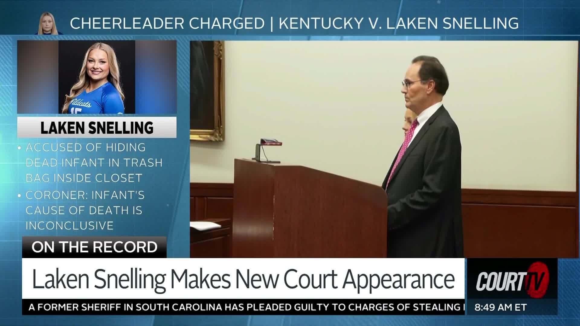 laken snelling red dress court Laken Snelling Appears In Court To Waive Hearing