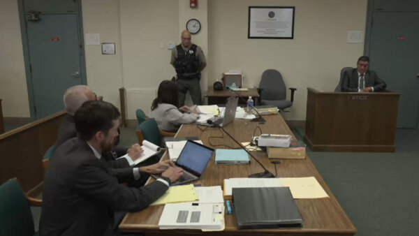 Kenneth Rosgen testifies in a bond hearing for Jerod Norman